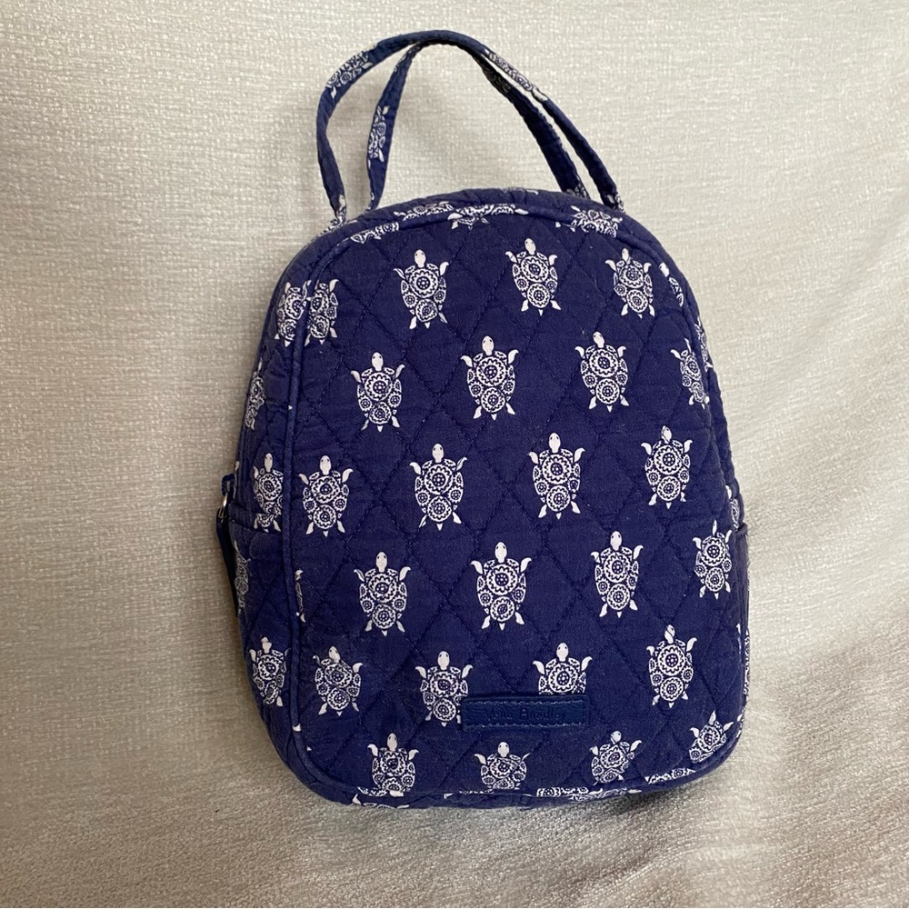 Vera Bradley Insulated Lunch Box with Quilted Turtle Print
